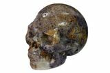 1.5" Polished Amethyst Breccia Crytstal Skulls - Photo 2